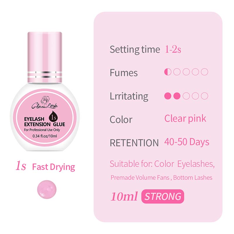 pink lash extension glue